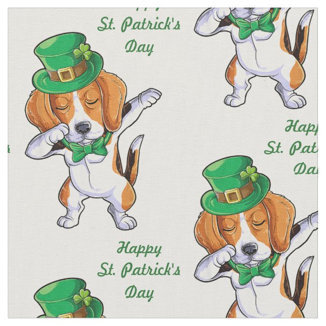Tela Dabbing Beagle (De cerca)