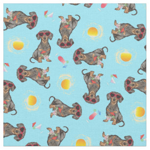 Tela Dachshund de verano