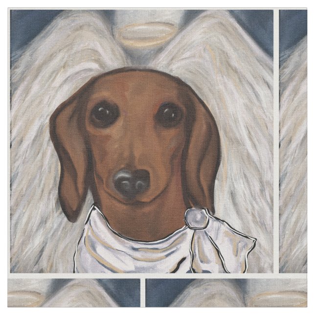 Tela Dachshund Rojo (De cerca)