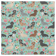 Dachshund Vintage Florals