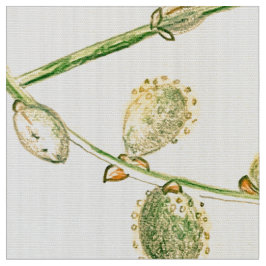 Tela Daffodils y Goldfinch Fabric