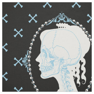 Tela Dainty Skull Cameo Blue