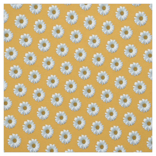 Tela Daisy Fabric Purple Daisy Fabric Cotton o Poly (Retal)