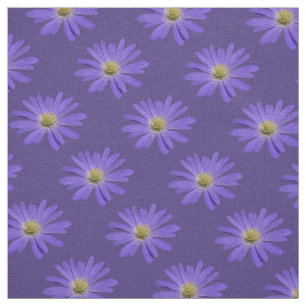 Tela Daisy Fabric Purple Daisy Fabric Cotton o Poly