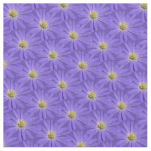 Tela Daisy Fabric Purple Daisy Fabric Cotton o Poly