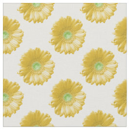 Tela Daisy gerbera amarilla