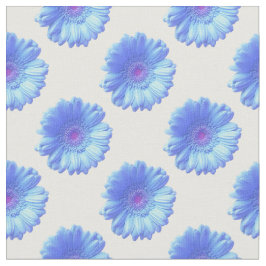 Tela Daisy gerbera azul