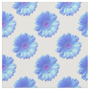 Tela Daisy gerbera azul