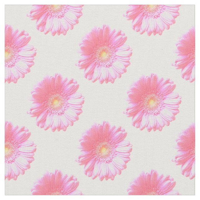 Tela Daisy gerbera rosa claro (De cerca)