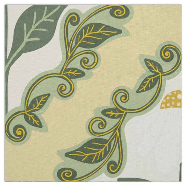Tela Daisy Vine Vintage (Retal)