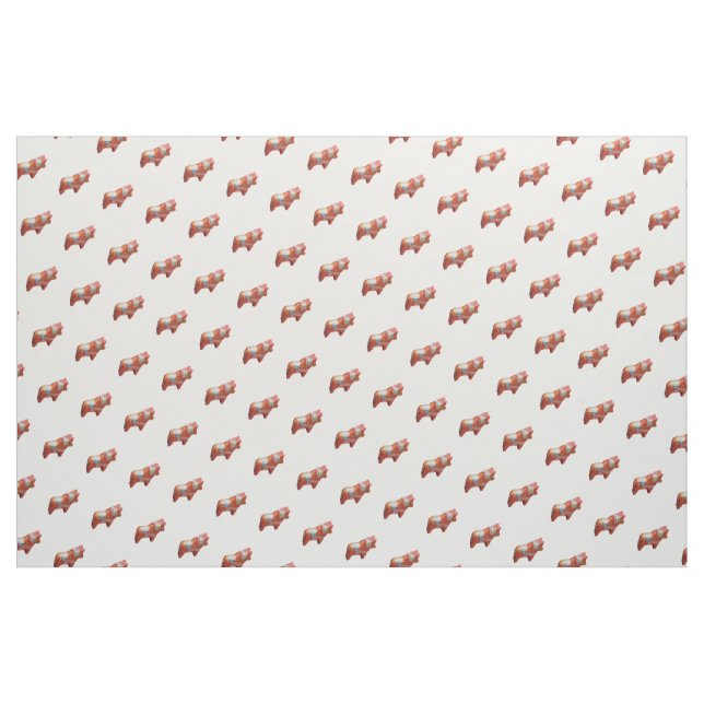 Tela Dala Horse Cotton Fabric (Yarda)