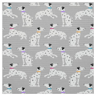 Tela Dalmatian Dog Polka Dot Animal acuarela Niños