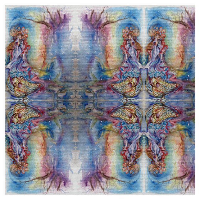 Tela DAMA DEL LAGO, Mágica y Misterio (Retal)