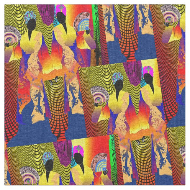 Tela Damas de criollo haitiano (De cerca)