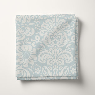 Tela Damasco floral azul en la nube