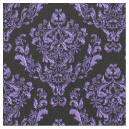 Tela Damasco púrpura en fondo negro o *Any del color