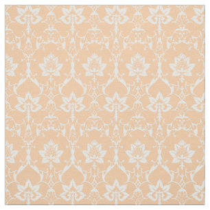 Tela Damasco Renacentista a Escala Doll, Naranja Sherbe
