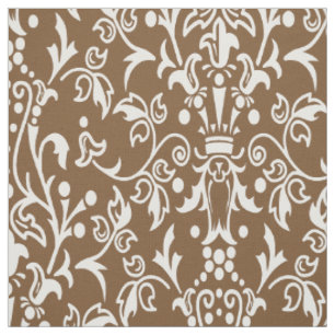 Tela Damask Brown
