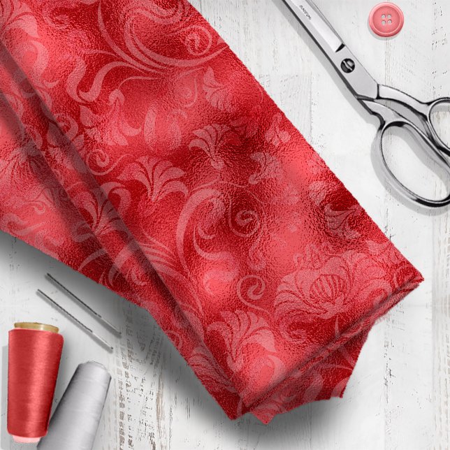 Tela Damask Floral Shimmer Rosa rojo ID461 (Subido por el creador)