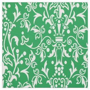 Tela Damask Green