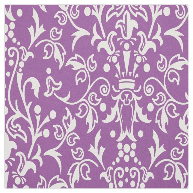 Tela Damask Purple (Retal)