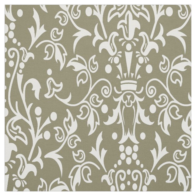 Tela Damask Taupe (Retal)