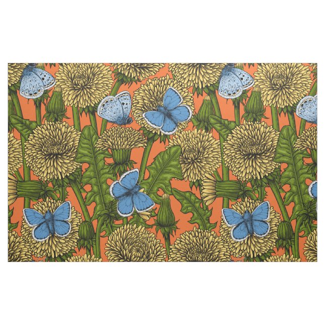 Tela Dandelion medow ("Cuarto gordo" (fat quarter))