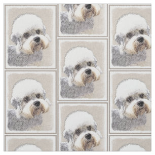 Tela Dandie Dinmont Terrier Pintura Original De Perro