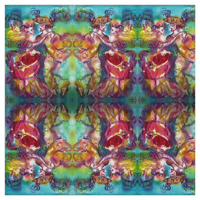 Tela DANZA CARNAVAL / Mascarada veneciana (Retal)