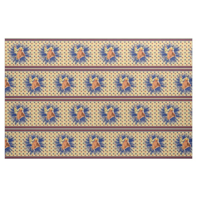 Tela Danza cuadrada Swing Dance Pareja Estrella 4.5 ("Cuarto gordo" (fat quarter))
