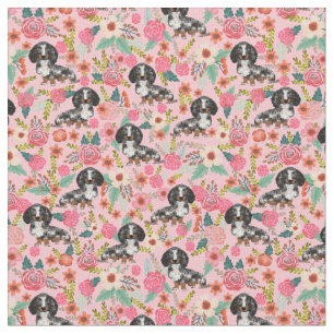 Tela Dapple Dachshund florines de época rosa