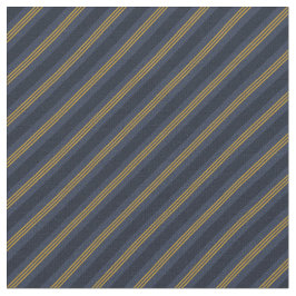 Tela Dark Blue & Gold Stripes