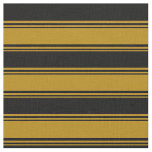 Tela Dark Goldenrod y Black Stripes
