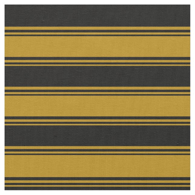 Tela Dark Goldenrod y Black Stripes (De cerca)