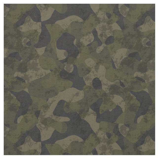 Tela Dark Green Camo Abstract (De cerca)