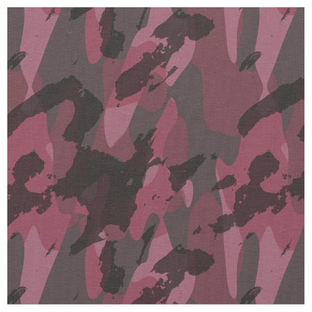 Tela Dark Mauve Camo abstract (De cerca)