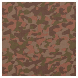 Tela Dark red, Salmon and Olive camo abstract