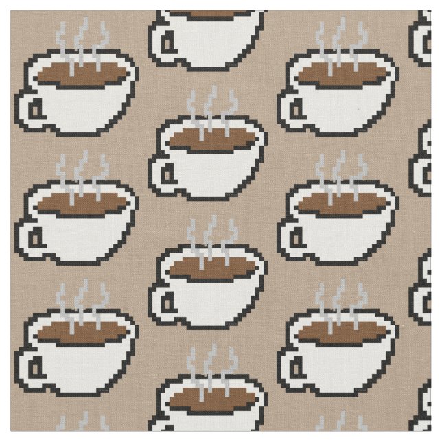 tela de 8 bits del café (De cerca)