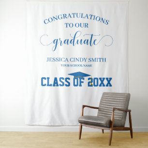 Tela de accesorios para cabina de fotos de graduac