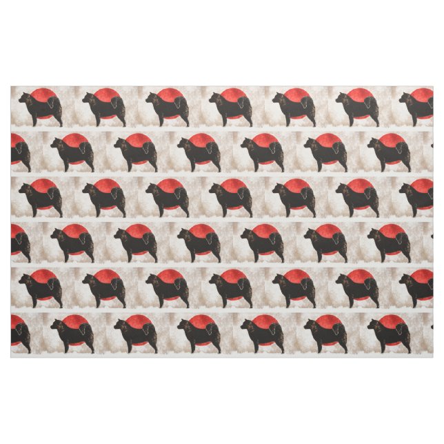 Tela de Akita ("Cuarto gordo" (fat quarter))