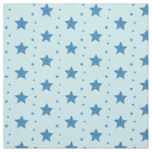 Tela de algodón azul claro con estrella náutica po