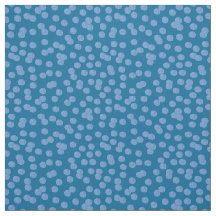 Tela de algodón azul de Pima de los lunares