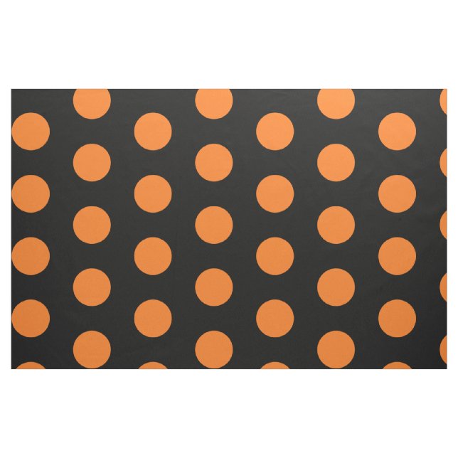 Tela De Algodón Combida De Punto Polka Negro Y Nar ("Cuarto gordo" (fat quarter))