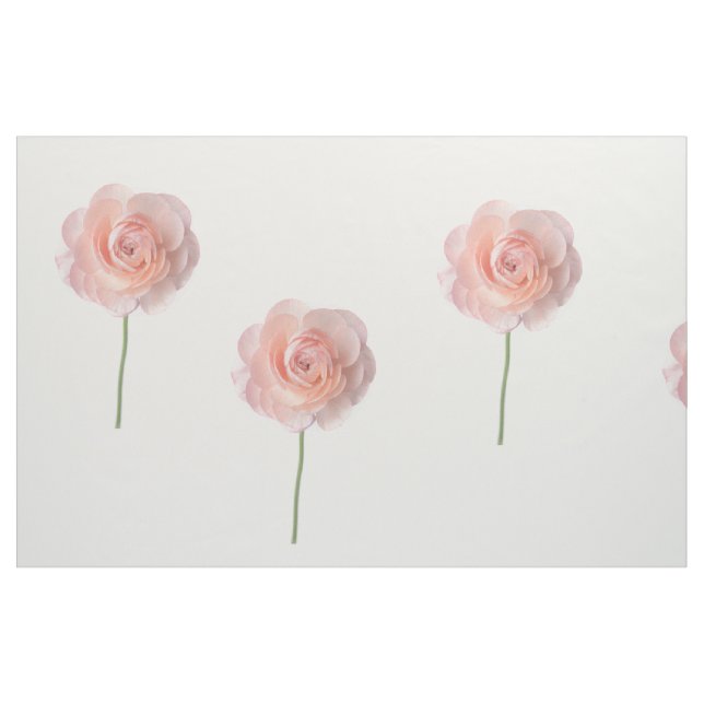 Tela de algodón con mezcla de rosas rosadas ("Cuarto gordo" (fat quarter))
