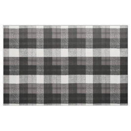 Tela de algodón de 56" Xmas Baffalo Plaid Bla