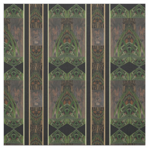 Tela de algodón de Pima del modelo del león del