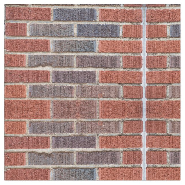 Tela de algodón del ladrillo (De cerca)