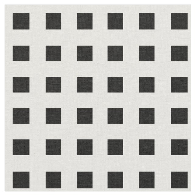 Tela de algodón impresa, mosaicos negros (De cerca)