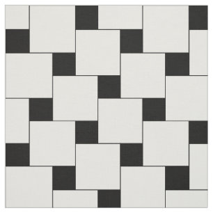 Tela de algodón impresa, patrón de mosaicos