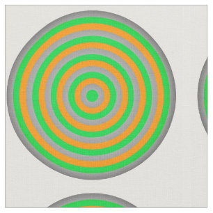 Tela de algodón peinada con diseño circular